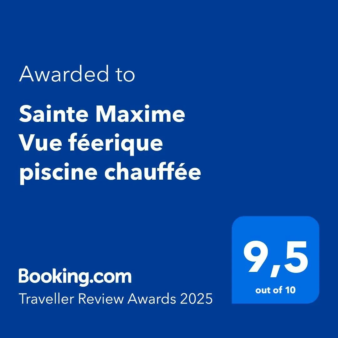 Appartamento Sainte Maxime Vue féerique piscine chauffée Francia